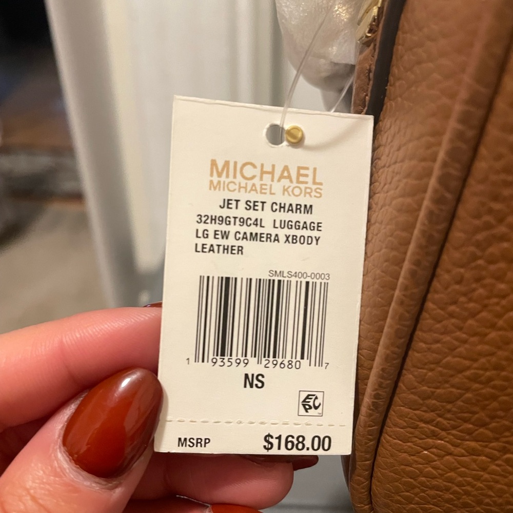 Michael Kors Brown Leather Women's Crossbody Bag - Picture 4 of 4